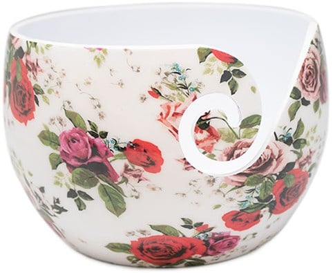 Durable Aluminum Yarn Bowl Rose 