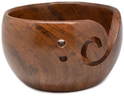 Durable Wooden Yarn Bowl Classic