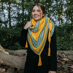 Durable Autumn Mosaic Shawl CAL Yarn Kit