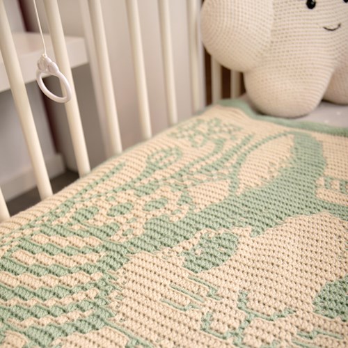 Bunny Surprise Babyblanket Yarnkit - Without Pattern-2