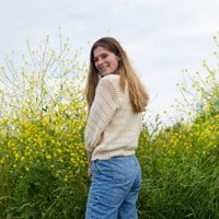 Knitting Pattern Ecopuno Romantic Summer Sweater-3