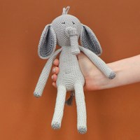 Yarn and Colors Eddie Elephant Crochet Kit-3