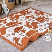 Going Nuts Baby Blanket Yarn and Crochet Kit