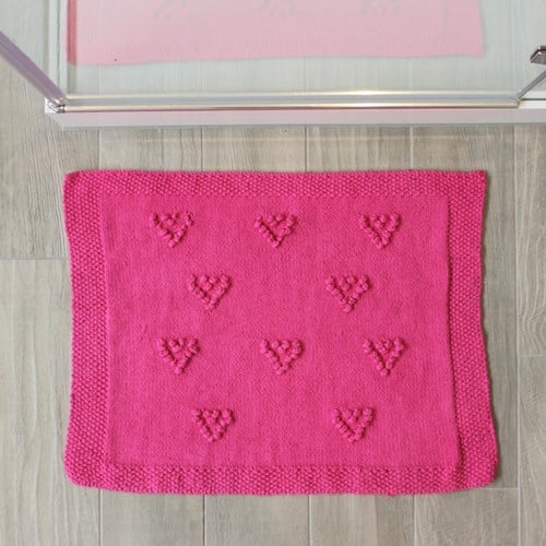 Knitting pattern Elastico Big bath mat
