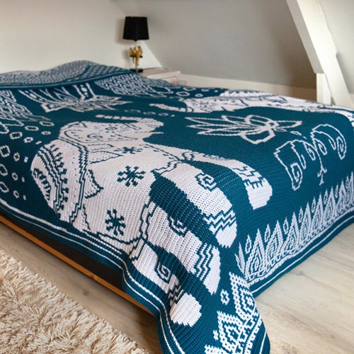 Inspiring India blanket Yarnkit - without Pattern-2