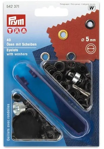 Prym Eyelets with Washers Bronze 5 mm