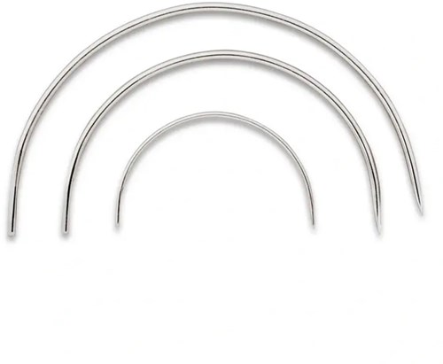 Prym Curved Upholsterer’s Needles No. 2-4-5 Silver-2