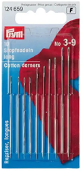 Prym Darning Needles Long Steel No. 3-9