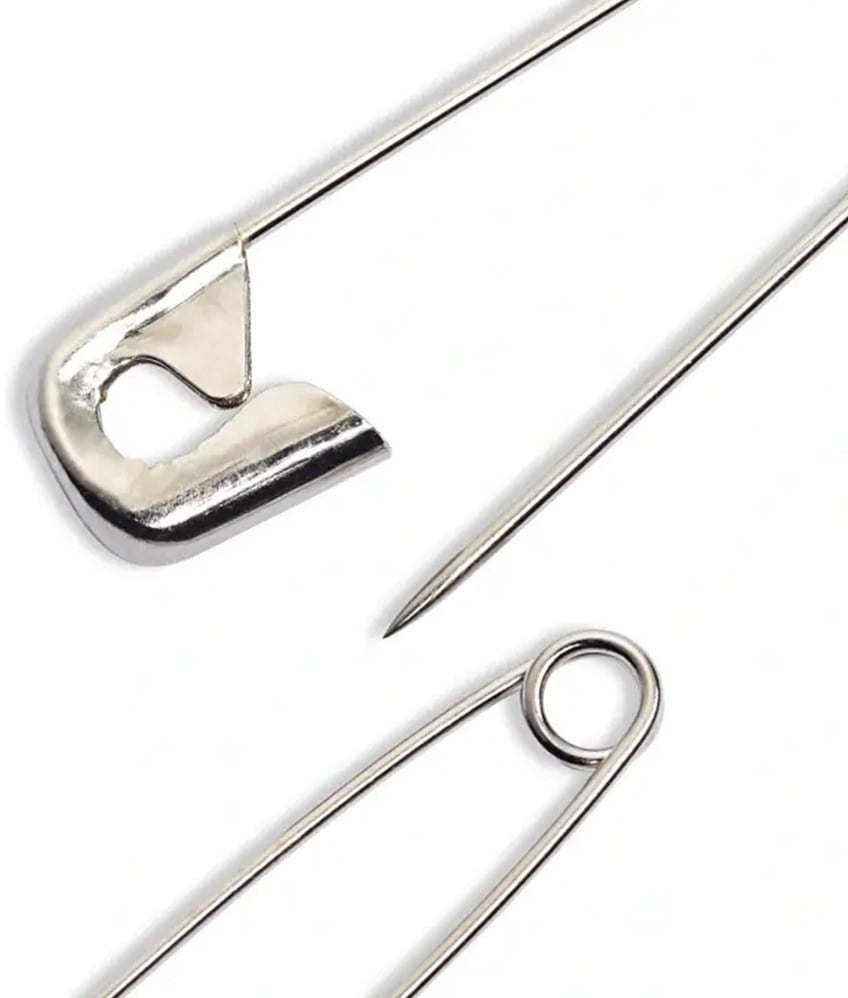 Prym Safety Pins Steel No. 2/0 Silver 