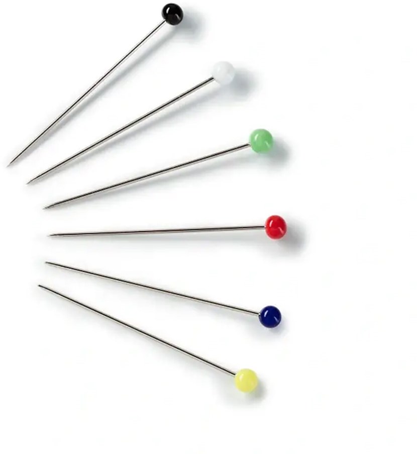 Prym Glass Head Pins Silver 