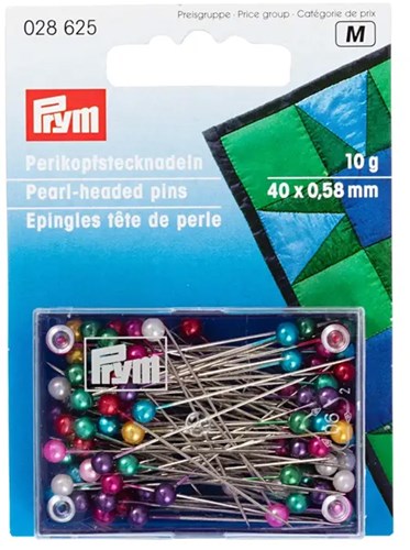 Prym Pearl Head Pins Hardened Steel
