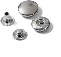 Prym Refill No-Sew Snap Fasteners 15mm 01 Silver-2