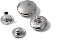 Prym Refill No-Sew Snap Fasteners 12mm 03 Silver-2