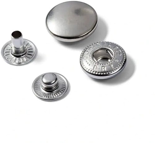 Prym Refill No-Sew Snap Fasteners 12mm 03 Silver-2