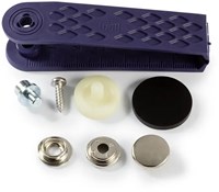 Prym No-Sew Screw-On Snap Fasteners Silver 15mm-2