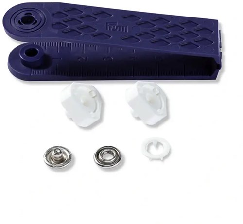 Prym No-Sew Snap Fasteners Jersey Prong Ring 10 mm 02 White-2