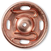 Prym Sew-On Snap Fastener Rose Gold 15mm-2