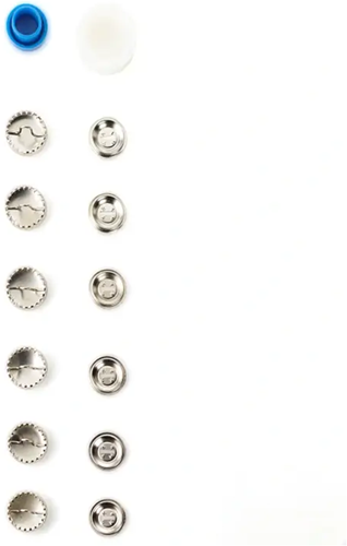 Prym Cover Buttons with Mold Silver 15 mm-2