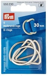 Prym D-Rings Silver Matte