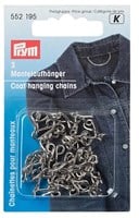 Prym Coat Hanging Chains 01 Silver