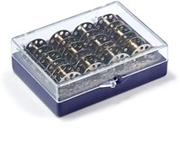 Prym Bobbin Box with 12 CB Metal Bobbins-2
