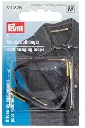 Prym Coat Hanging Loops Imitation Leather