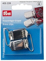 Prym Brace Clips 25 mm Silver