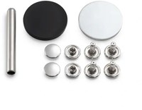 Prym Hollow Rivets for Material Thickness 4 - 6 mm Silver-2