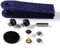 Prym Decorative Rivets 9 mm 01 Silver / Black Oxidized-2