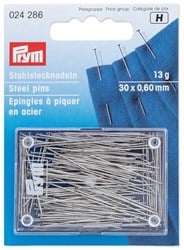 Prym Pins Hardened Steel No. 6 Silver