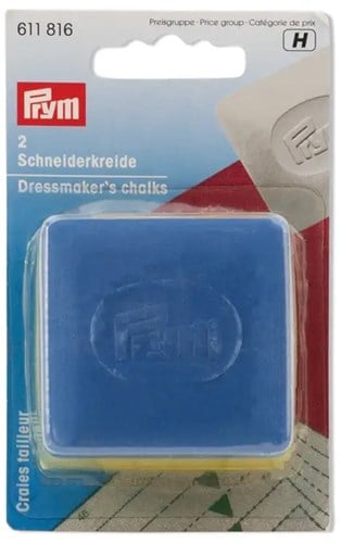 Prym Dressmaker’s Chalk Slabs (2 pieces) 02 Yellow / Blue