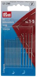Prym Sharps Sewing Needles Long Steel No. 1-5