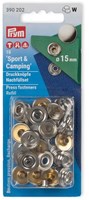 Prym Refill No-Sew Snap Fasteners Silver 15mm