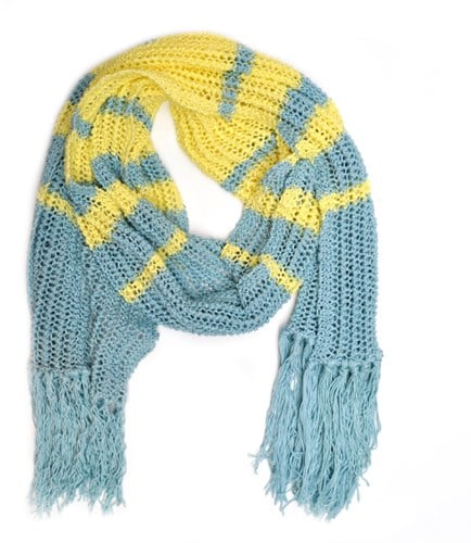 Knitting Pattern Essentials Cotton Summer Scarf