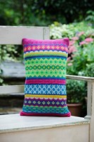 Knitting Pattern Stylecraft Special DK No. F005 Fair Isle Cushion-2