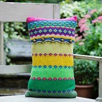 Knitting Pattern Stylecraft Special DK No. F005 Fair Isle Cushion-3