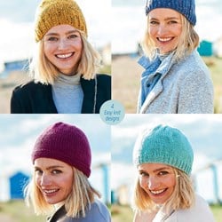 Knitting Pattern Stylecraft Special Aran With Wool No. F081 Hats
