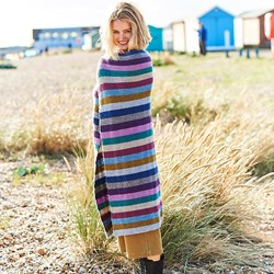 Knitting Pattern Stylecraft Highland Heathers DK No. F086 Stripey Blanket