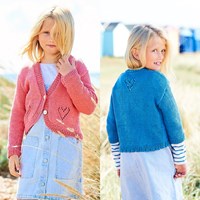 Knitting Pattern Stylecraft Naturals - Organic Cotton DK No. F088 Girls’ Cardigans