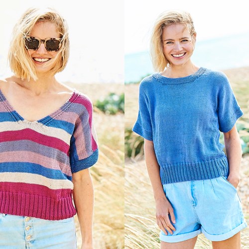 Knitting Pattern Stylecraft Naturals - Organic Cotton DK No. F090 Tops