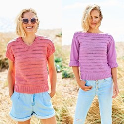 Knitting Pattern Stylecraft Naturals - Organic Cotton DK No. F091 Tops