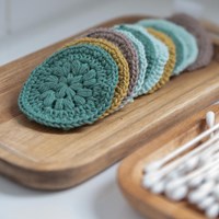 Yarn and Colors Face Scrubbies Crochet Kit 073 Jade Gravel-2
