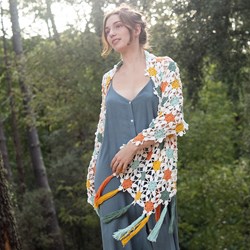 Fair Cotton Floral Stole Crochet Kit