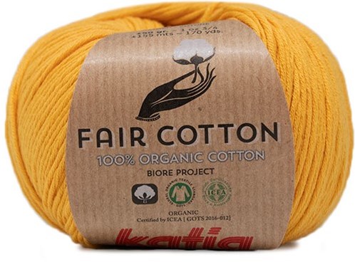 Fair Cotton Bolero Crochet Kit 1 38/40 Yellow