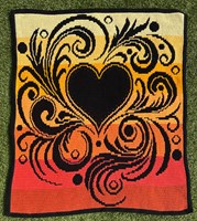 Lovely Blanket Fire Crochet Kit - Anke Wintermans