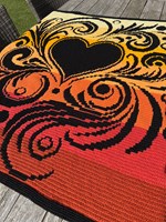 Lovely Blanket Fire Crochet Kit - Anke Wintermans-2