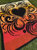 Lovely Blanket Fire Crochet Kit - Anke Wintermans-3