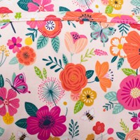 Craft Bag Floral Garden Pink-2