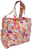 Craft Bag Floral Garden Pink