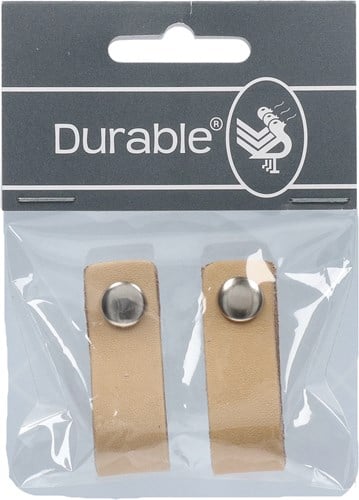 Durable Leather Label Blank (2 pieces) 001 Light Brown